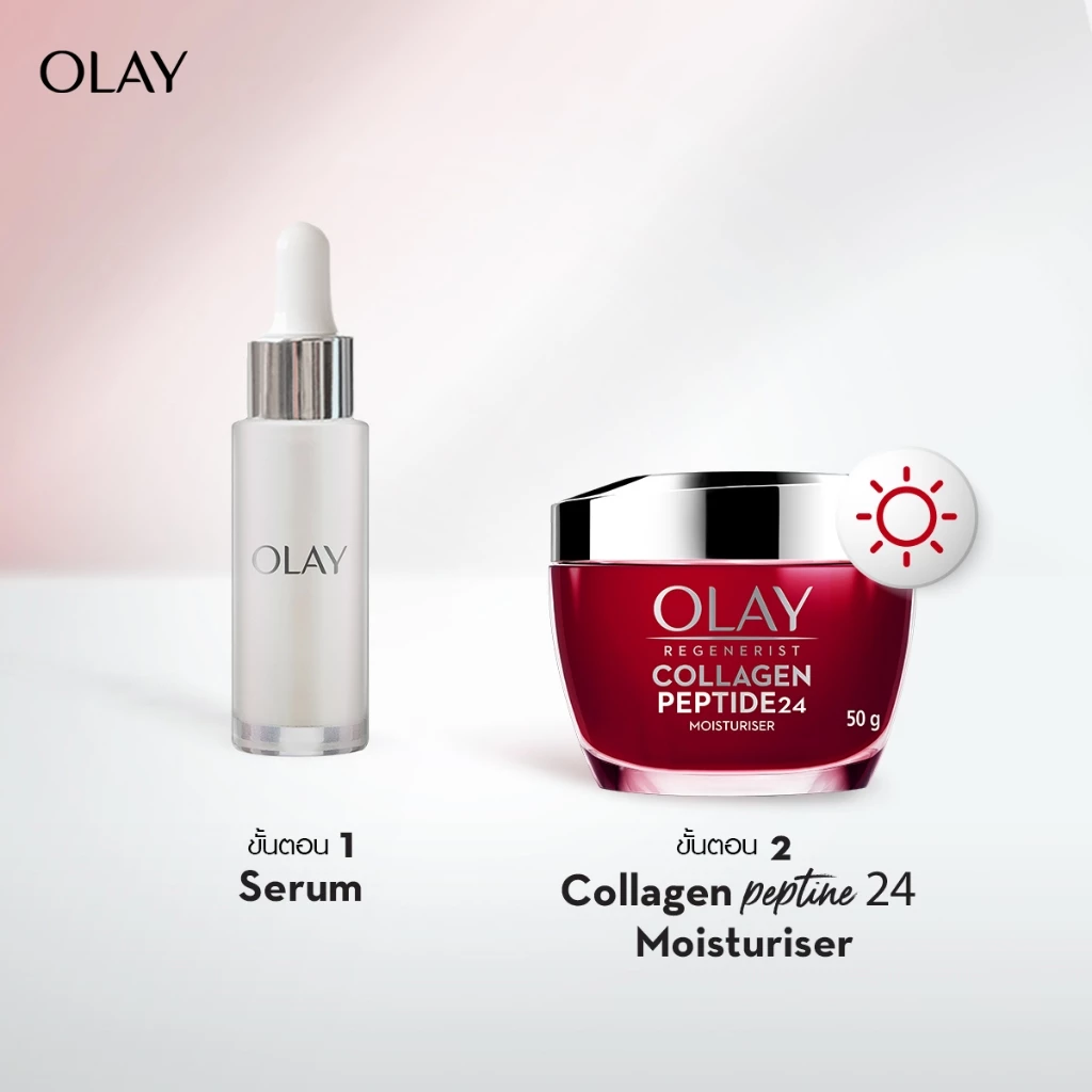 Olay Regenerist Collagen-Peptide24 Moisturizer Cream ครีมลดเลือนริ้วรอยโอเลย์ สกินแคร์ niacinamide thumbnail 8