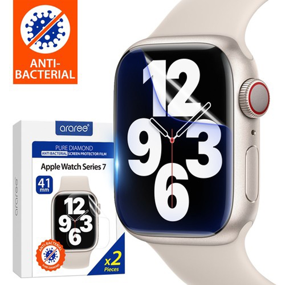 ARAREE ฟิล์มใช้สำหรับ Apple Watch 8/7/6/5/4/SE/SE2  รุ่น PURE DIAMOND : Clear