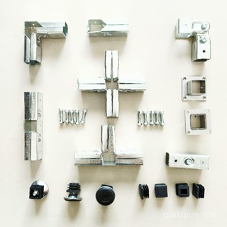 ข้อต่อสำหรับยึดเหล็กกล่องขนาด 25mm x 25mm