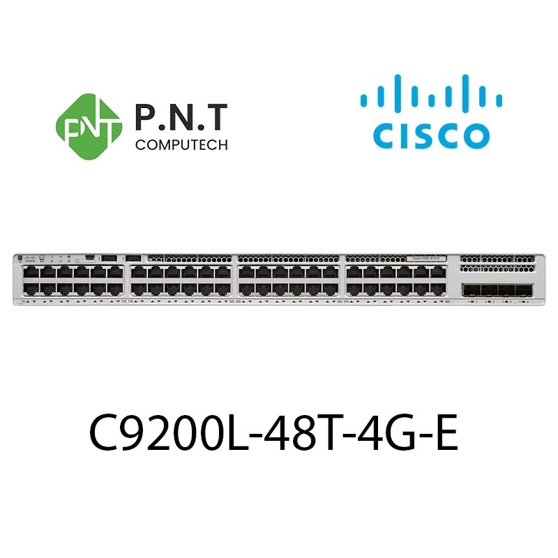Cisco Catalyst 9200L 48-port data, 4 x 1G, Network Essentials Switch (C9200L-48T-4G-E)
