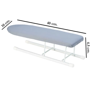 Inmyhomeโต๊ะรีดผ้ารีดแขนเสื้อ โต๊ะรีดผ้ารุ่นพกพาไซค์เล็ก ขนาด10x40x4.5 ซม.(ส่งคละสี/คละลาย)ใช้รีดแขนเสื้อฯลฯ
