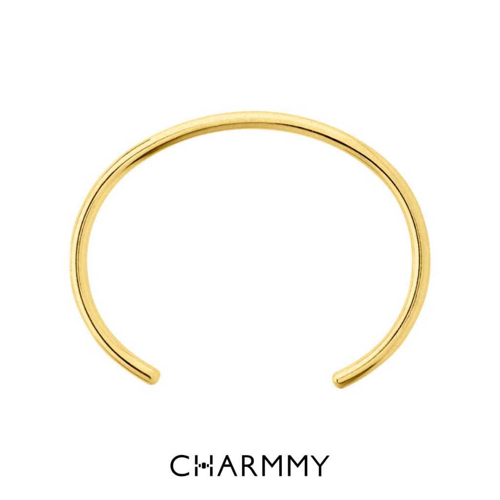 CHARMMY C Bangle Silver 925  Bracelet  กำไลซี  เงินแท้ 925