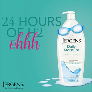 เจอร์เกนส์ เดลี่ มอยส์เจอร์ ดราย สกิน มอยส์เจอไรเซอร์ 621 มล. JERGENS DAILY MOISTURE DRY SKIN MOISTURIZER 621 ML