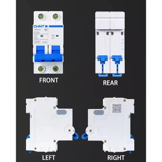 CHINT เบรกเกอร์ AC NXB-63 เซอร์กิตเบรกเกอร์ Circuit Breaker เบรกเกอร์ ลูกย่อย เบรกเกอร์ตัดไฟ แบบเกาะราง 1P 2P 3P 4P