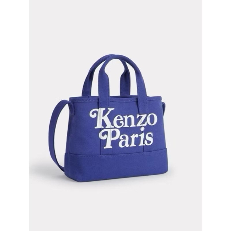 กระเป๋าผ้าสะพายข้าง canvas KZ | Unisex Street Style Plain Logo Totes