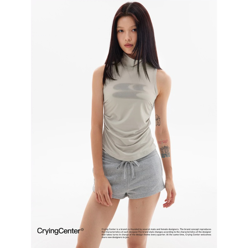 CryingCenter เสื้อยืดคอกลมแขนกุด Baby Tee Classic Ballet (Top Vest)