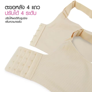 CHERILON Plus Comfort Bra เชอรีล่อน บราไร้ขอบ เสื้อใน สาวอวบ Plus Size นุ่ม กระชับ เบาสบาย รอบอก 34-46 นิ้ว CII-BBRA10