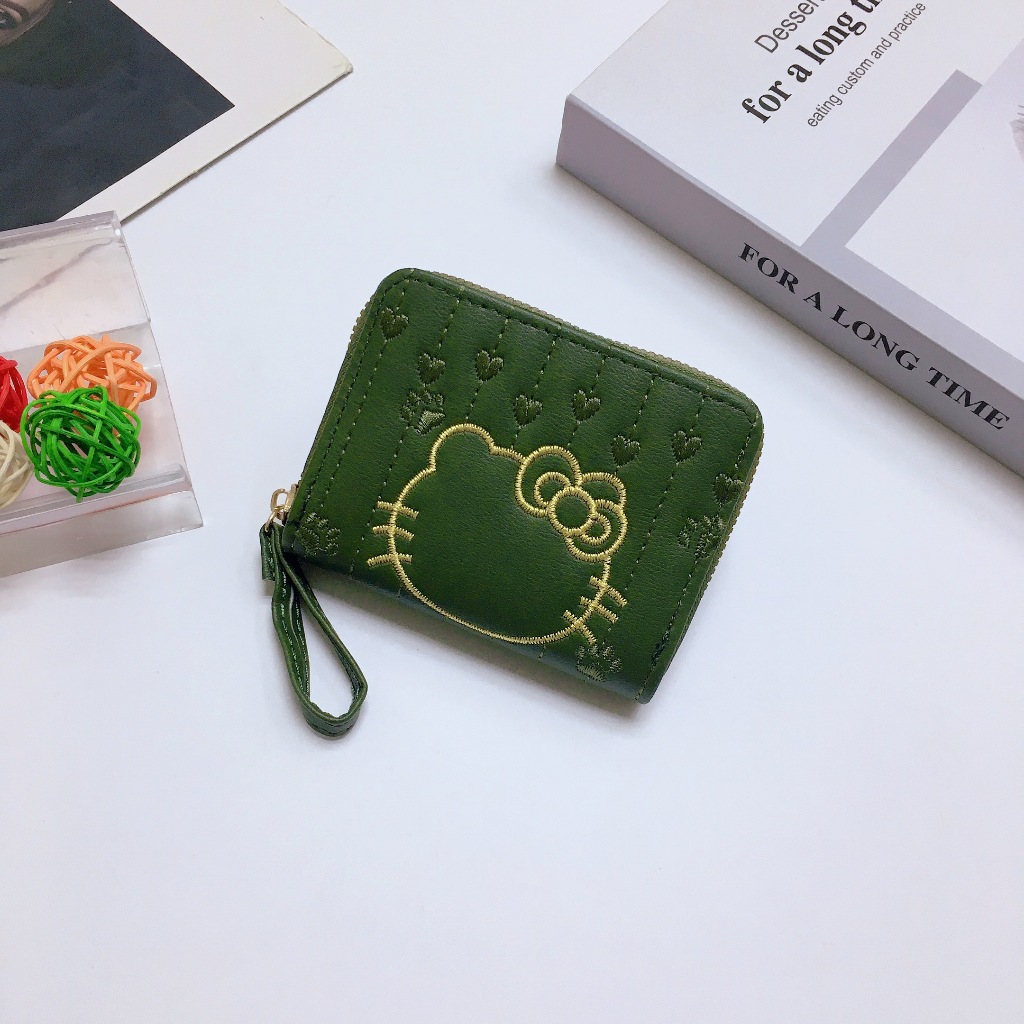 SA22#กระเป๋าสตางค์ใบสั้น 📌มีช่องสำหรับใส่เหรียญ 📌มีช่วงใส่บัตร4ช่อง 📌วัสดุหนังPU รุ่นใหม่！