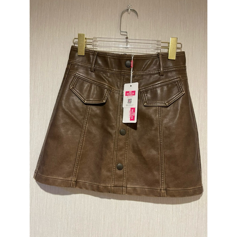 กระโปรงหนัง mokin size s