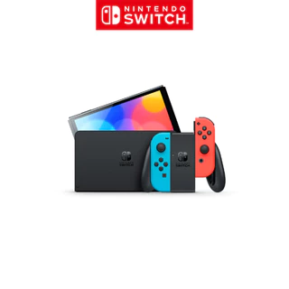 [Nintendo Official Store] Nintendo Switch - OLED Model Neon Blue/Neon Red (เครื่องเล่นเกมและจอยคอน)
