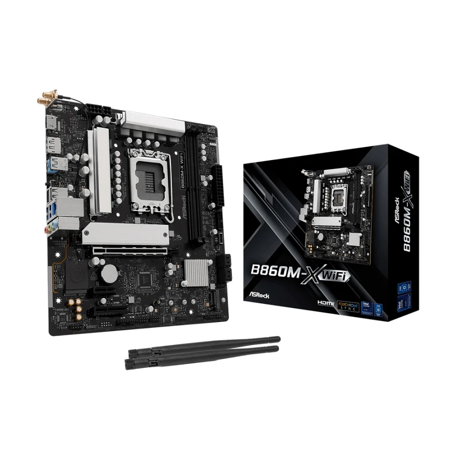 MAINBOARD (1851) ASROCK B860M-X WIFI DDR5