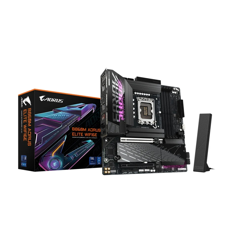 MAINBOARD (1851) GIGABYTE B860M AORUS ELITE WIFI6E DDR5 (REV. 1.0)