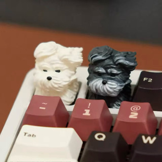 ส่งเร็วจากไทย🌈 | คีย์แคป 3D น้องหมา 3 สีโดนลมพัดปลิว น่ารักม…