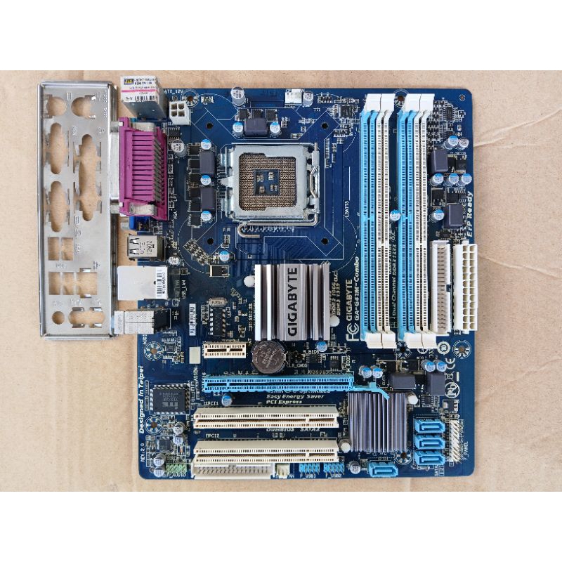 Mainboard 775 DDR2/DDR3 GIGABYTE G41M-Combo รองรับ CPU 775