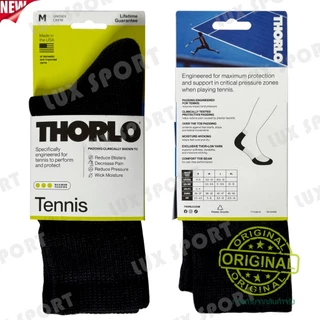 Thorlo Socks Size.M-MEDIUM (TX ข้อยาว) Unisex ถุงเท้าเทนนิสคุณภาพ สินค้าแท้ 💯% จาก อเมริกา