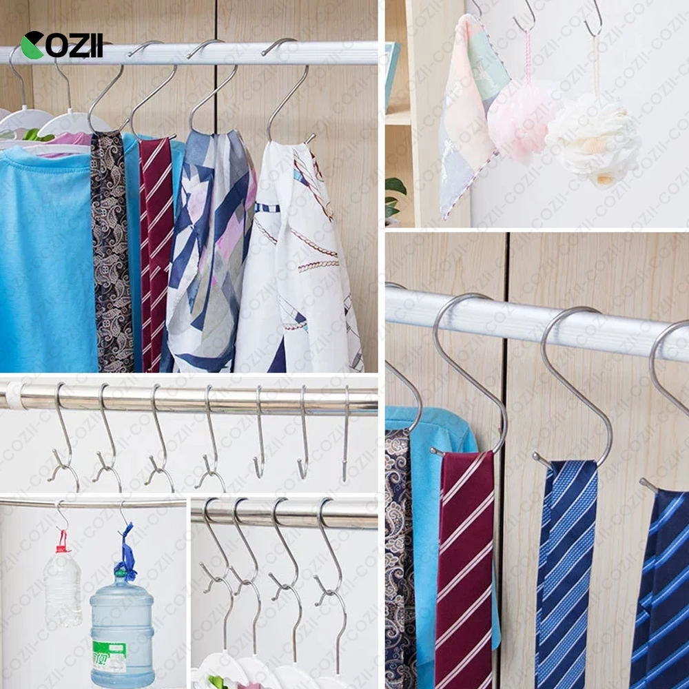 COZII ตะขอตัว S สแตนเลส อเนกประสงค์ แข็งแรง thumbnail 5