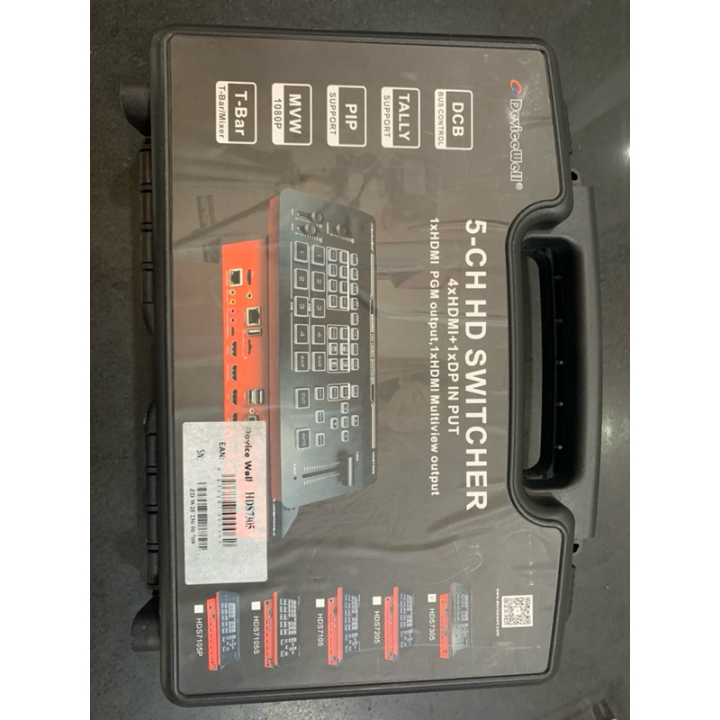 **  Switcher  Devicewell  5-CH  HD  Switcher   : 1xHDMI  PGM output.    1xHDMI  Multiview output    