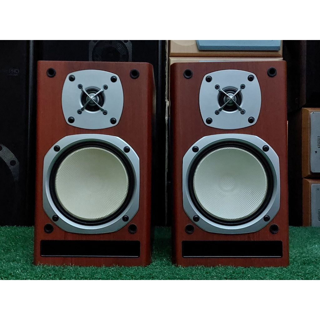 ลำโพงonkyoรุ่น D-N7TX จากตู้ยี่ปุ่น มือ2 สุง/กว้าง/ยาว/28/16.5/25.5/ดอก4.5นิ้ว เสียงครบสมบูรณ์ดอกสวย