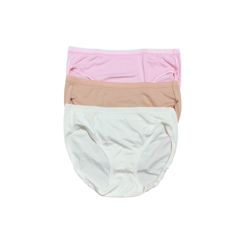 Wacoal Bikini Panty pack 3 ชิ้น รุ่น WQ6M29 Bikini Size LL (XL 95-103Cm.)