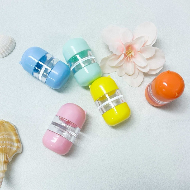 ตลับใส่คอนเเทคเลนส์เเบบเเคปซูลสินค้าพร้อมส่ง ตลับแคปซูน รูปที่ 2