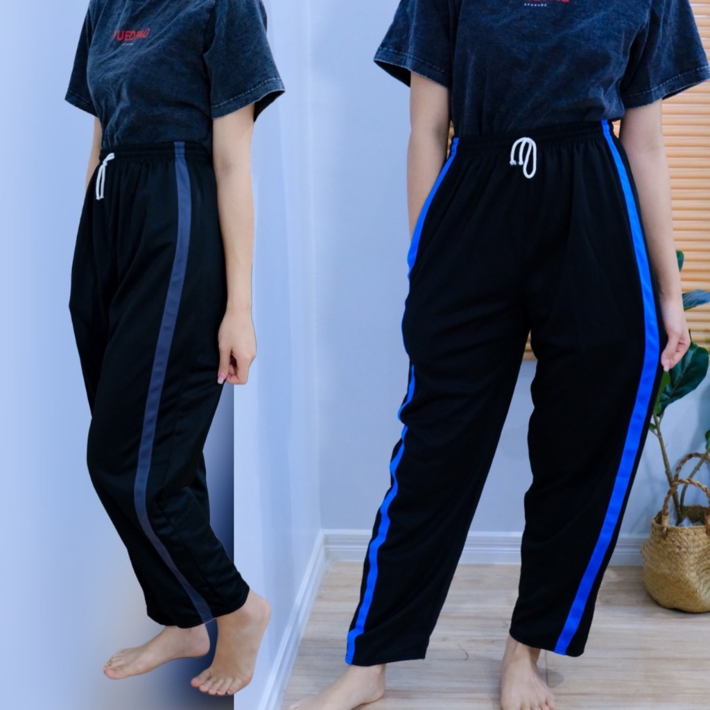 กางเกงวอร์มแถบใหญ่ มีขาปล่อยและขาจั้ม ผ้าวอร์ม ใส่สบายใส่ได้ทุกเพศ ทั้งชาย หญิง ระบายอากาศได้ดี - รูปที่ 7