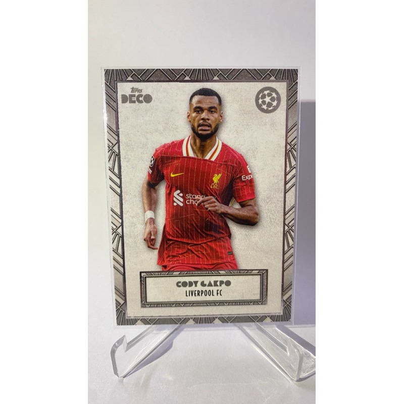 การ์ดนักฟุตบอล Gakpo, Szoboszlai, Jota, Danns, Nyoni, Liverpool FC TOPPS DECO 2024