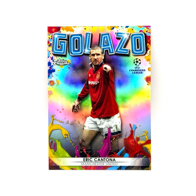 Topps Chrome UCL 21/22 Eric Cantona Manchester United Golazo