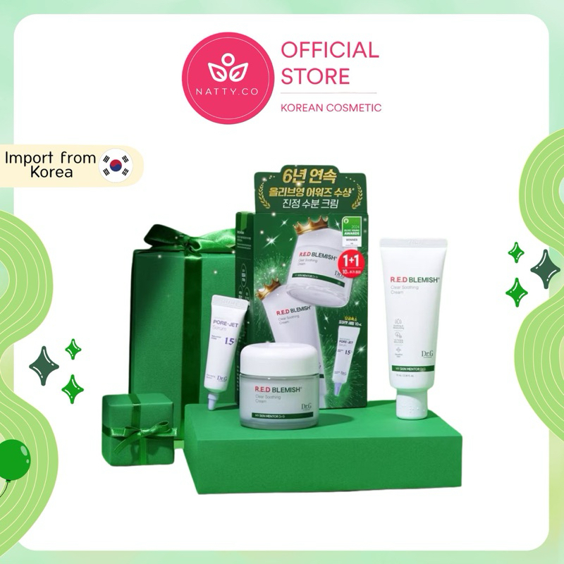 2024 Awards/Moisture Cream Dr.G Red Blemish Clear Soothing Cream 70ml 1+1 Awards Planer (+70ml+Porej