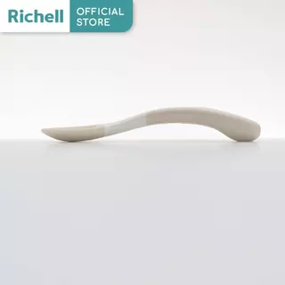 Richell(ริเชลล์)TLI Palm Grip Spoon&Fork with case ชุดฝึกจับช้อน-ส้อม เหมาะสำหรับเด็ก 7 เดือนขึ้นไป