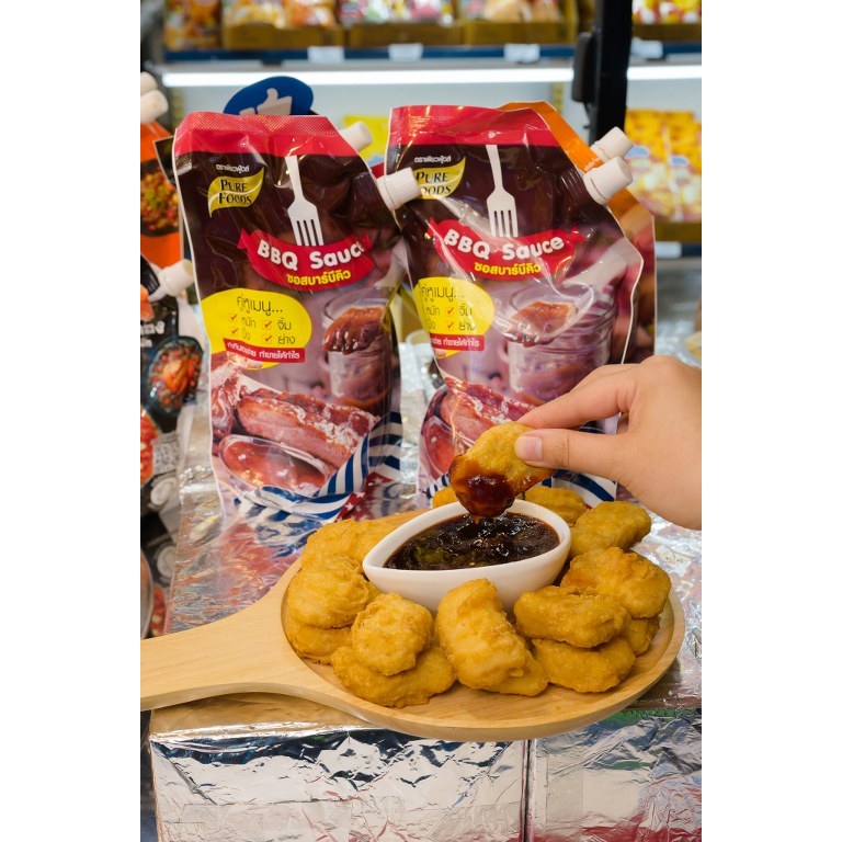 ซอสบาร์บีคิว 920 กรัม  ตรา เพียวฟู้ดส์ BBQ บาร์บีคิวซอส หอมรมควัน - รูปที่ 2