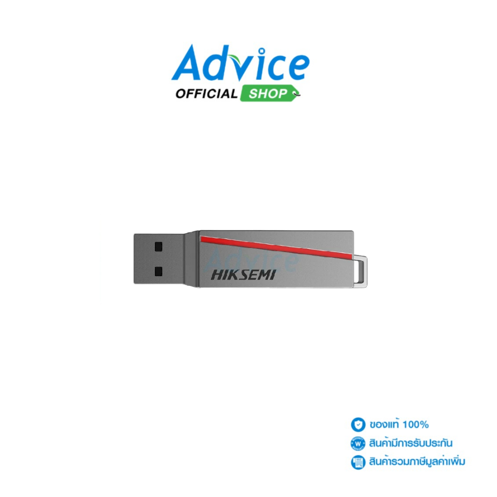 HIKSEMI 256GB Flash Drive (Dual Slim) OTG Type-C Grey - A0153552