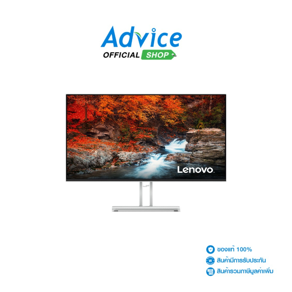 LENOVO MONITOR (จอคอม) 27'' L27I-4A (IPS, VGA, HDMI, SPK) 100Hz FullHD FreeSync - A0164044