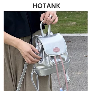 HOTANK ผู้หญิงกระเป๋าเป้สะพายหลังยุโรปและอเมริกาวินเทจชนสีเกาหลีร้อยชุด ins น่ารักคาวบอยนักเรียนเฉพาะกลุ่มเป้