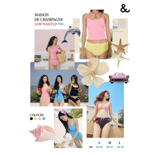 Maison low waisted swim bottoms กางเกงว่ายน้ำเอวต่ำ waterandothers
