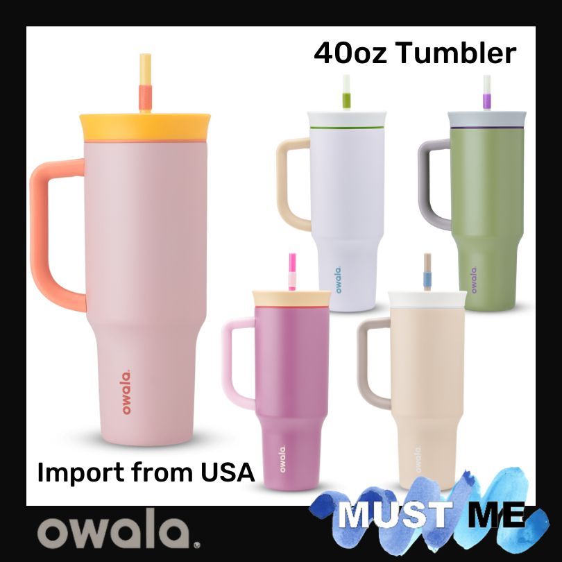 [พร้อมส่งOwala]แก้วOwala ของแท้ นำเข้าจากอเมริกา 40oz stainless steel แก้วสแตนเลส Owala Tumbler 40oz
