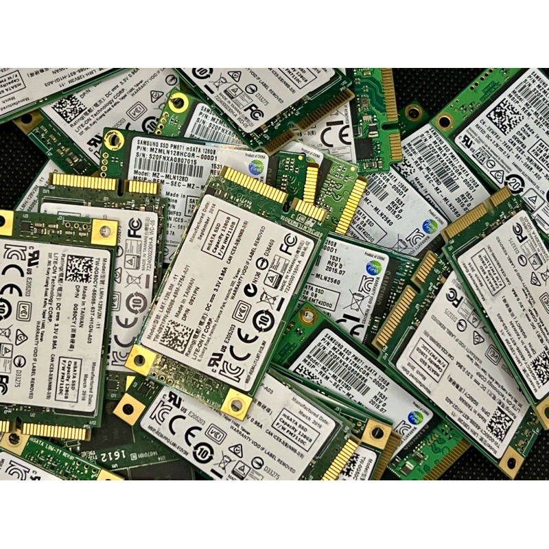 สินค้า มือสอง SSD mSATA 128gb คละยี่ห้อ เทสก่อนส่งทุกตัว