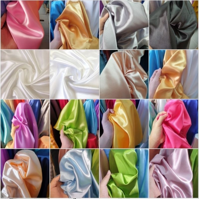 🔥มีส่งด่วนทันที🔥 ผ้าถ่ายพร๊อพ แบบเงา มัน สามารถจัดชิ้นยาวได้ หรูหรา ทำฉาก ม่าน ผ้าเมตร เครป ต่วน หน้ากว้าง 110-115ซม