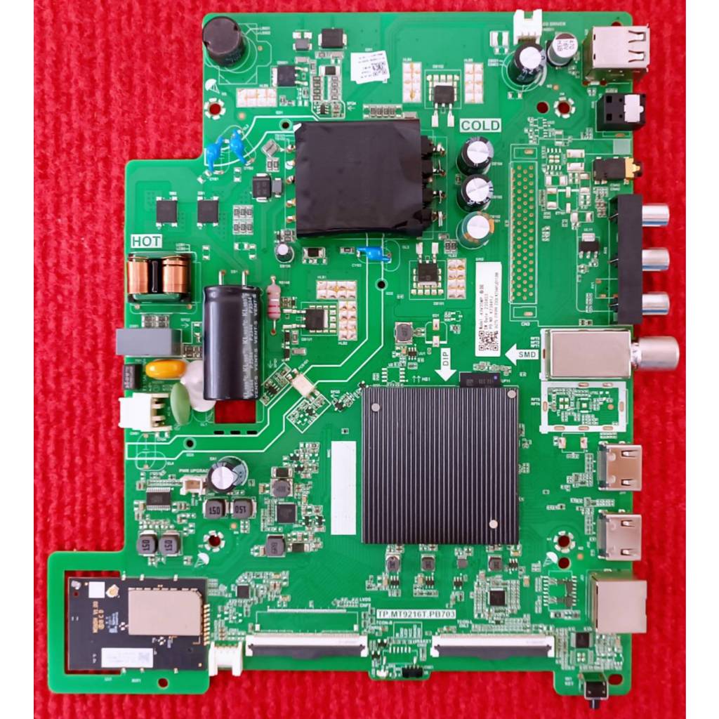 เมนบอร์ดทีวี  TOSHIBA  เฉพาะรุ่น  43V35MP  พาสบอร์ด  TP.MT9216T.PB703