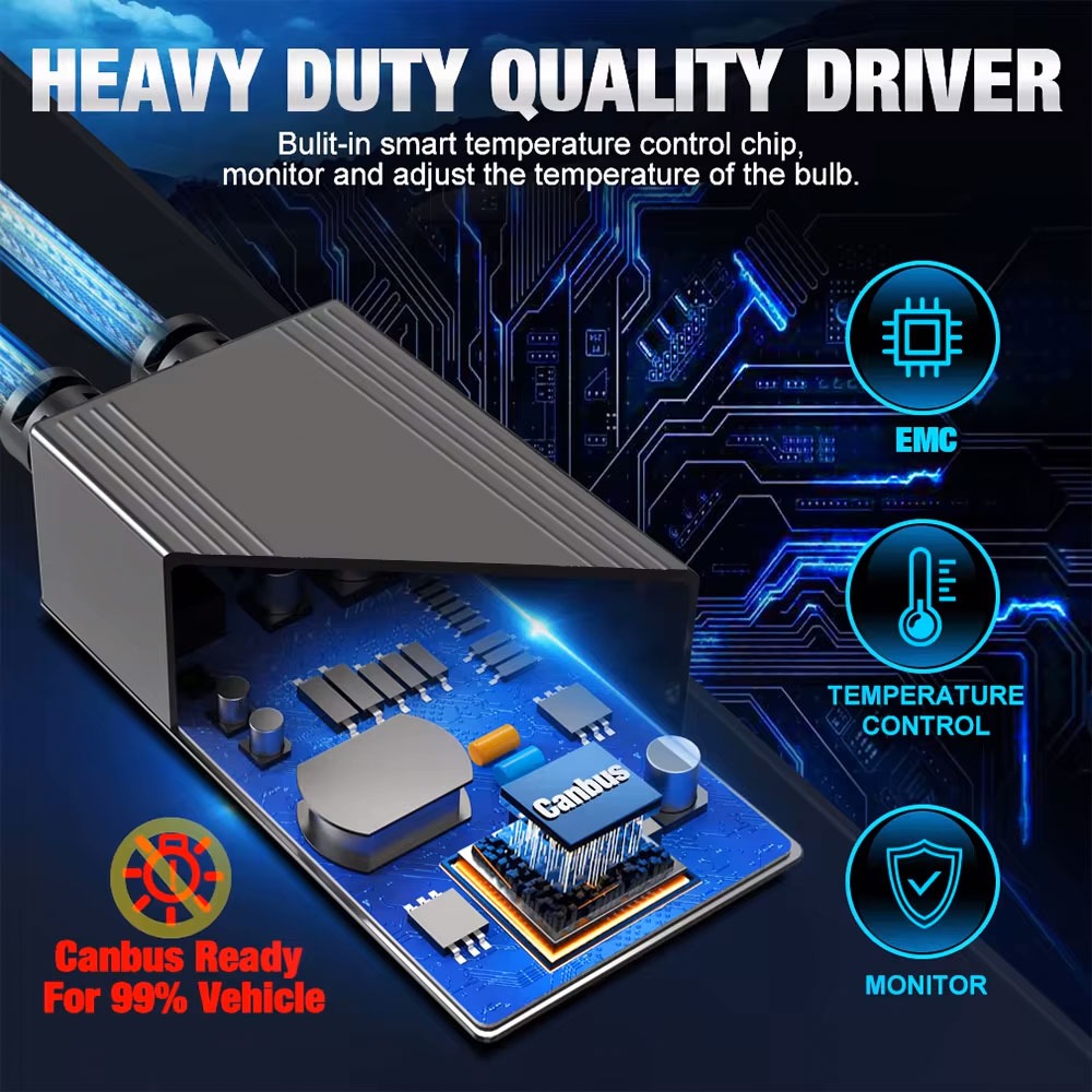 หลอดไฟหน้า LED ขั้วตรงรุ่น ISUZU D-MAX 2018-2019 แสงขาว มีพัดลมในตัว ราคาต่อ 1 คู่ พร้อมส่ง - รูปที่ 4