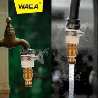 WACA ชุดข้อต่อก๊อกน้ำ 1/2 นิ้ว สายยาง(4หุน) ข้อต่อสวมเร็ว ข้อต่อก๊อกน้ำ เครื่องซักผ้า ข้อต่อสายยาง ข้อต่อเร็ว