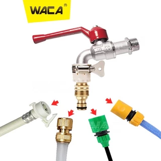 WACA ชุดข้อต่อก๊อกน้ำ 1/2 นิ้ว สายยาง(4หุน) ข้อต่อสวมเร็ว ข้อต่อก๊อกน้ำ เครื่องซักผ้า ข้อต่อสายยาง ข้อต่อเร็ว