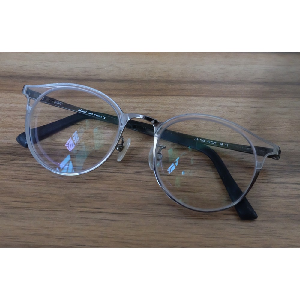 Hi Seoul HS-1008 Glasses Size 49/20 138mm สีเงิน/ใส