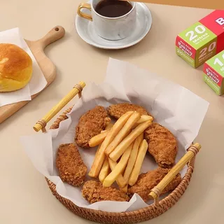 กระดาษรองอบ ( มี 3 ขนาด 5/10/20 เมตร) กระดาษไข อบขนม อาหาร ทนความร้อนสูง Non-Stick Baking Paper