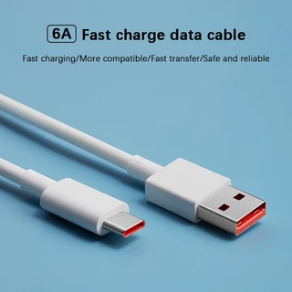 Xiaomi Type-C charger cable 6A สายชาร์จเร็ว 6A สายดาต้า USB-C Data Cable สายชาร์จธรรมดา 3A ความยาว 1 เมตร คุณภาพดีทนทาน