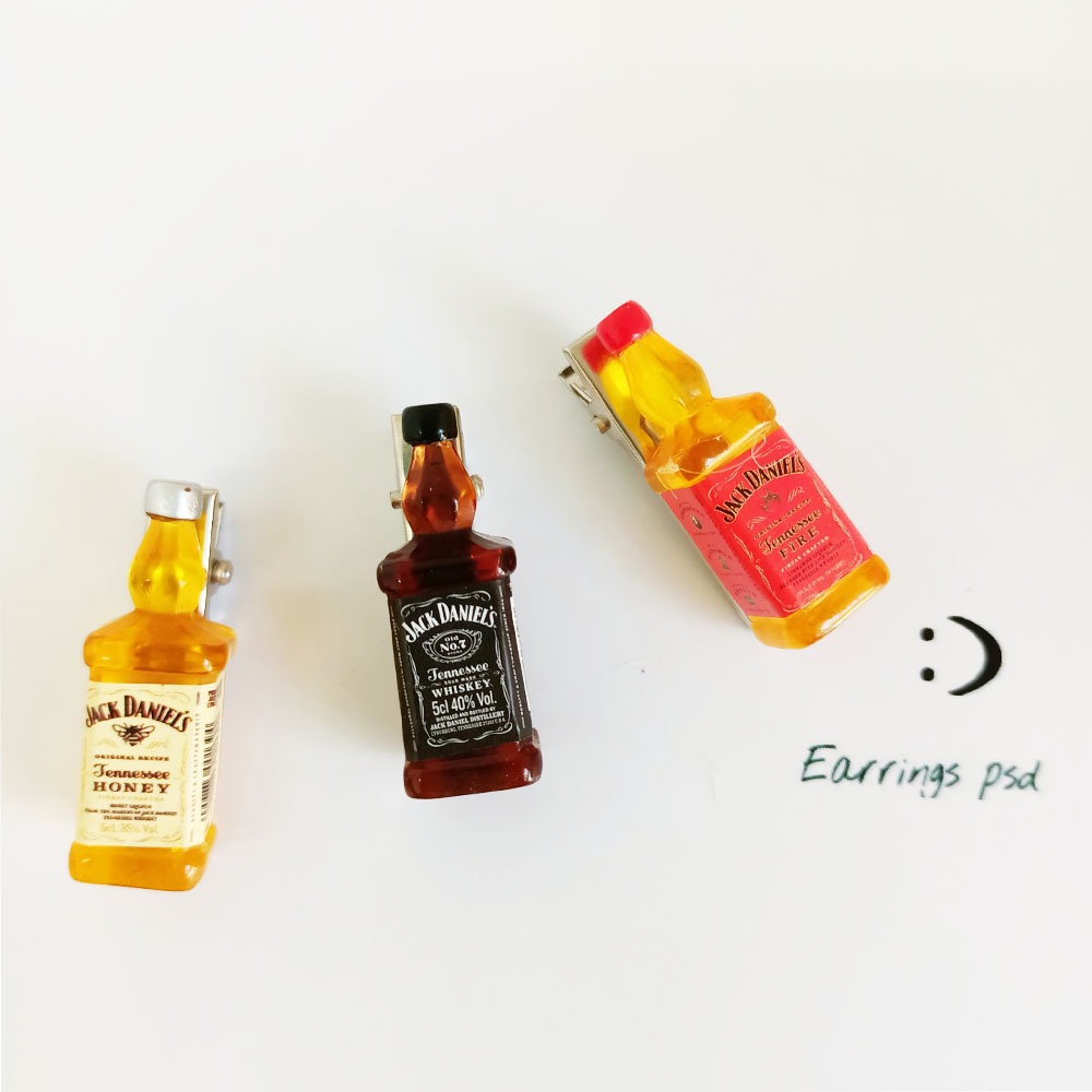 🇹🇭ร้านไทย🇹🇭 กิ๊บJackDaniel's กิ๊บขวดเบียร์ กิ๊บขวด กิ๊บติดขวดเหล้า กิ๊บติดผม ขวดติดผม กิ๊บปาตี้ กิ๊บไปผับ กิ๊บติดผมแปลกๆ
