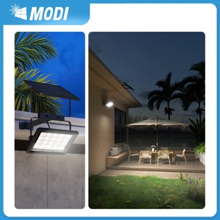 MODI [Flash sale]ไฟสปอตไลท์โซล่าเซลล์ 200W300W แสงขาว Day light รีโมทคอนโทรล พลังงานแสงอาทิตย์