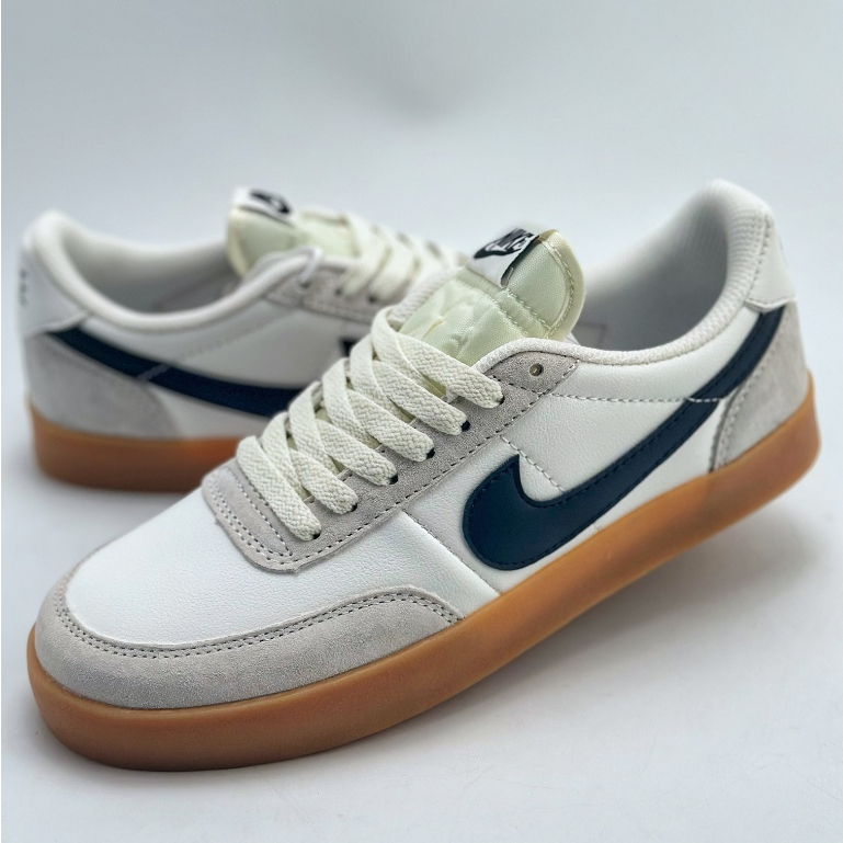 Nike Killshot 2 Midnight Navy x J.Crew รองเท้าผ้าใบสีดำและสีขาว