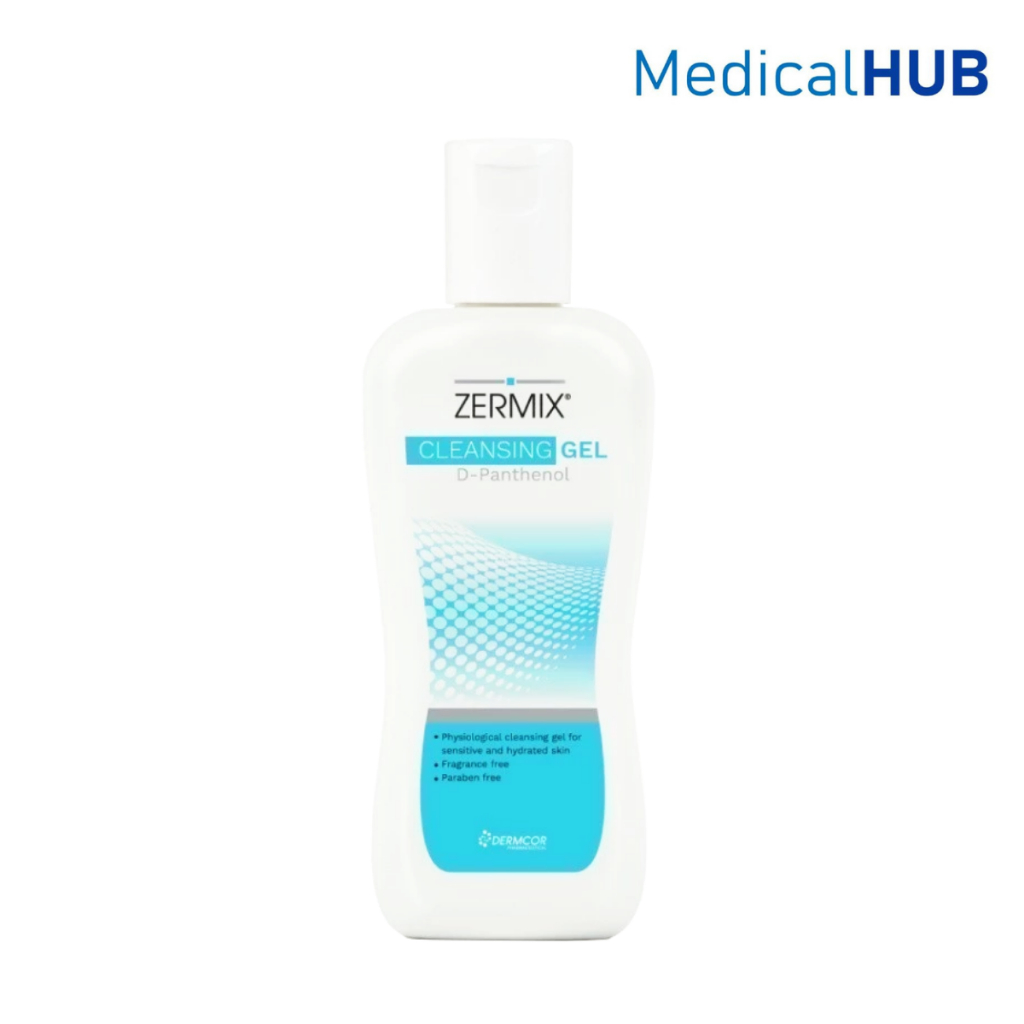 Zermix Cleansing Gel D-Panthenol เซอร์มิกซ์ เจลล้างหน้า รักษาสิว ขนาด 120 ml 19037