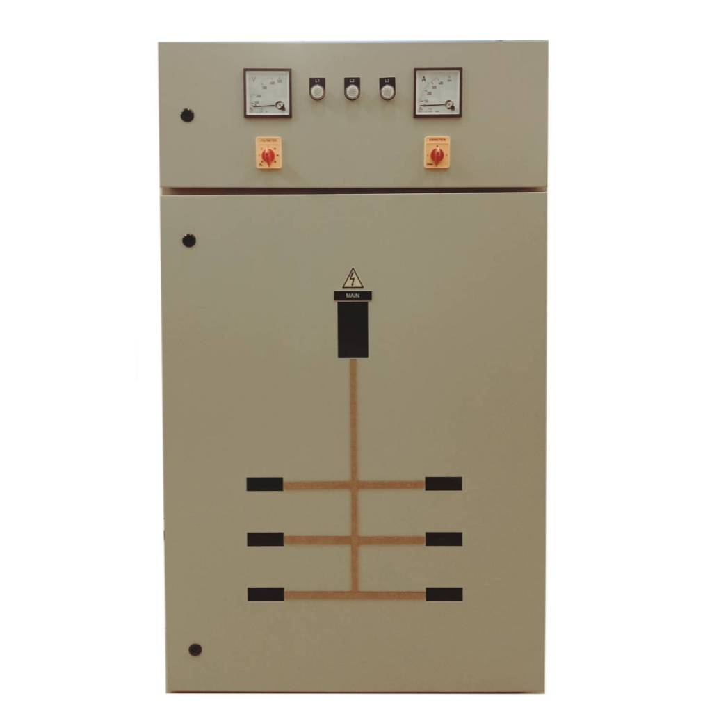 ตู้ MDB 400A เมน SCHNEIDER ลูกย่อย 6 ช่อง ขนาด 800x1350x250mm. (ลูกย่อยทั้ง 6ช่องเป็นเฟรม CVS250)