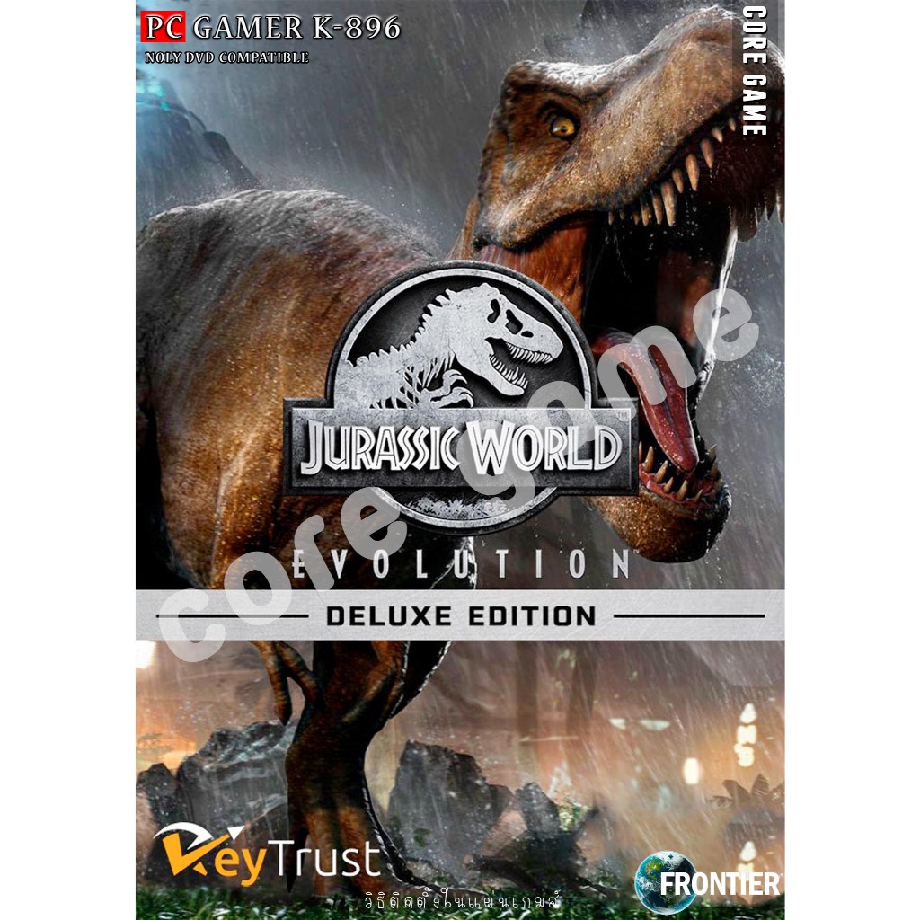 Jurassic World Evolution 1/2 แผ่นเกมส์ แฟลชไดร์ฟ เกมส์คอมพิวเตอร์  PC โน๊ตบุ๊ค